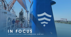 inThrall Maritime celebrates the delivery of its first newbuilding, the MFM Jazz, a 63,500 DWT Ultramax vessel built by Jiangsu Haitong Shipyard and delivered under a long-term time charter, marking a step toward its eco-conscious, future-ready fleet vision.